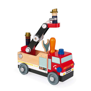 Camion Pompieri In Legno Janod
