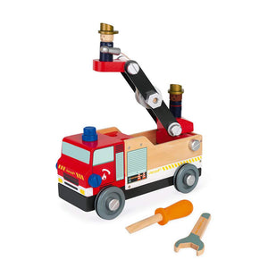 Camion Pompieri In Legno Janod
