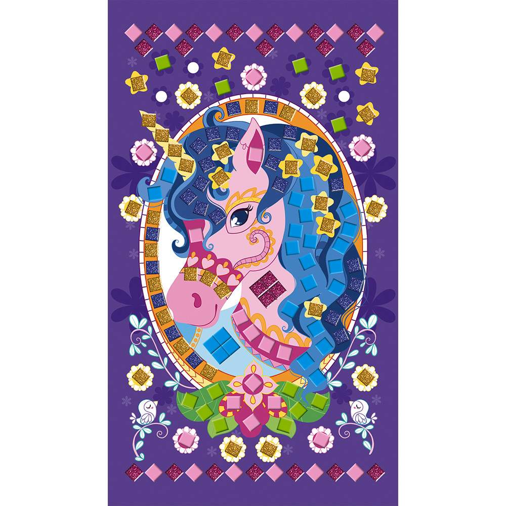 Moisaici Schiuma Pony Unicorni Janod
