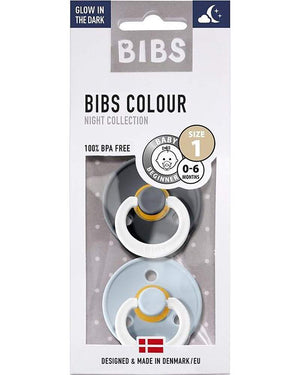 Set di 2 Ciucci Colour Notte Bibs