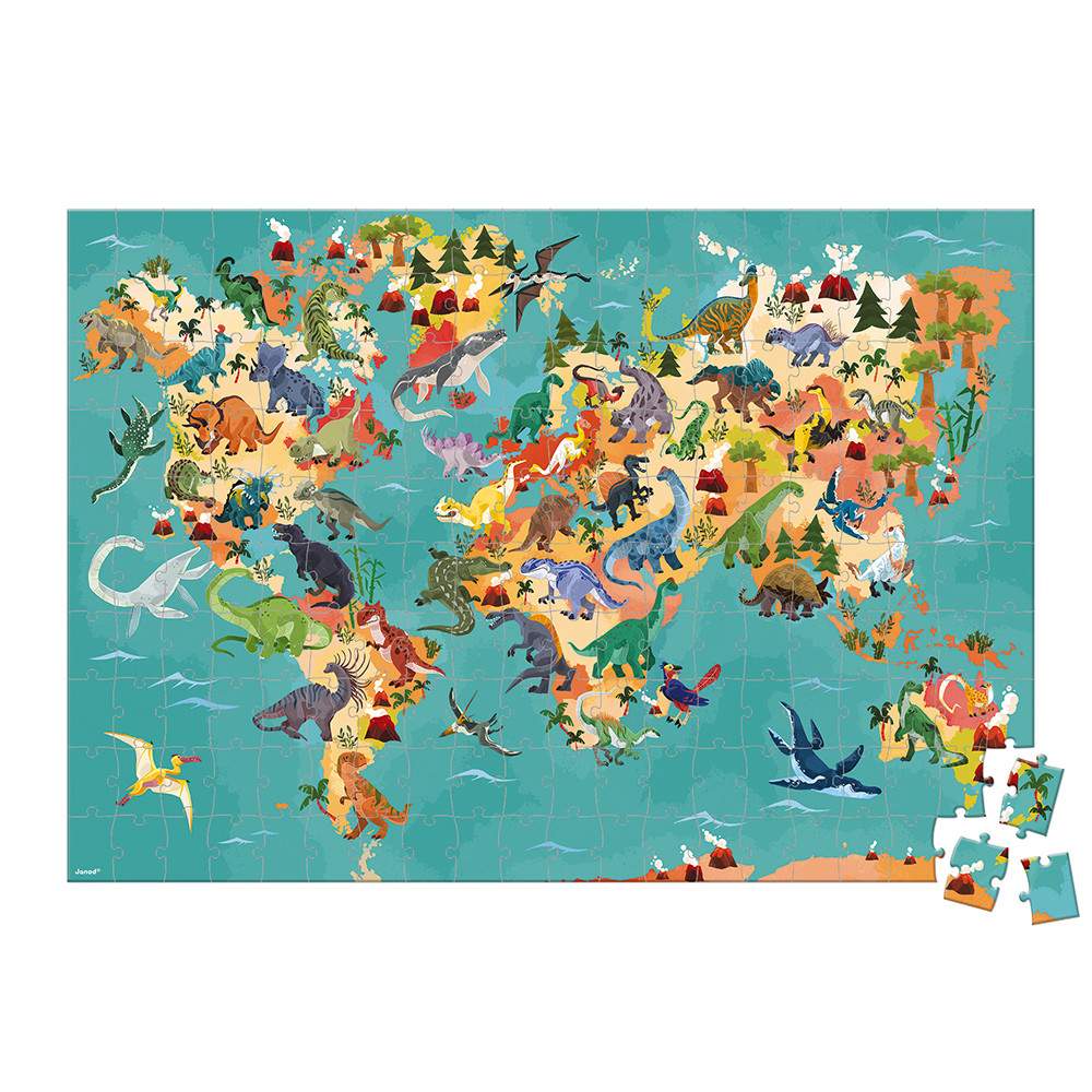 Puzzle Educativo Dinosauri Janod