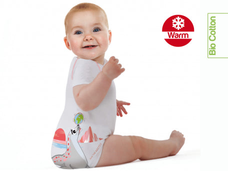 Body Neonato 0-36 Mesi Caldo Cotone Bio Save The Arctic JBimbi