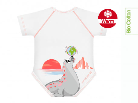 Body Neonato 0-36 Mesi Caldo Cotone Bio Save The Arctic JBimbi