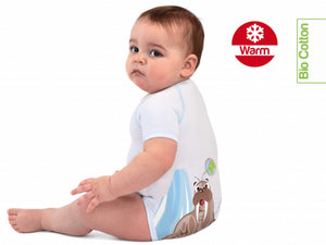 Body Neonato 0-36 Mesi Caldo Cotone Bio Save The Arctic JBimbi