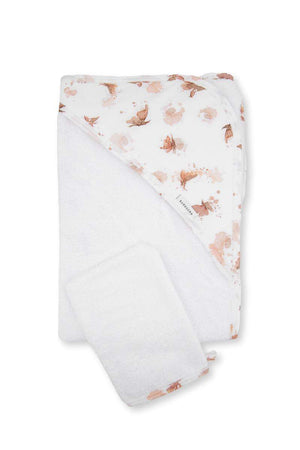 Set Asciugamano + Guanto Bagno Duo Print Bamboom
