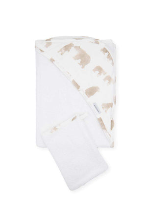 Set Asciugamano + Guanto Bagno Duo Print Bamboom