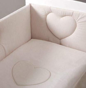 Corredo Letto 3 Pezzi Cuoricino Cuoricini