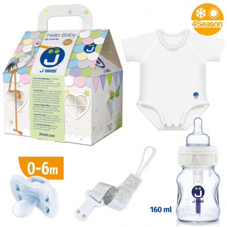 Set Regalo Neonato J BIMBI Kit Nascita Hello Baby