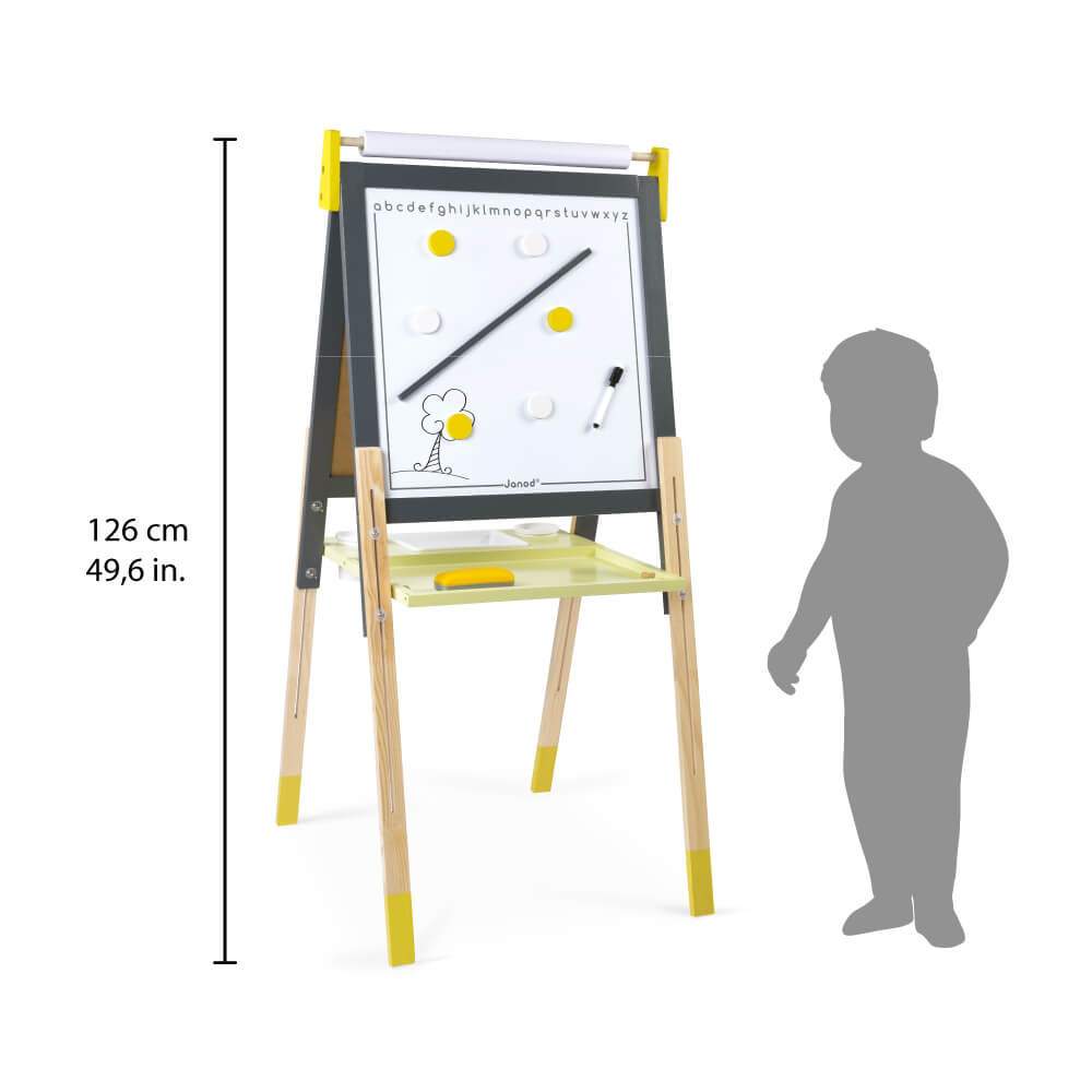 Lavagna Educativa Grigio Giallo Janod