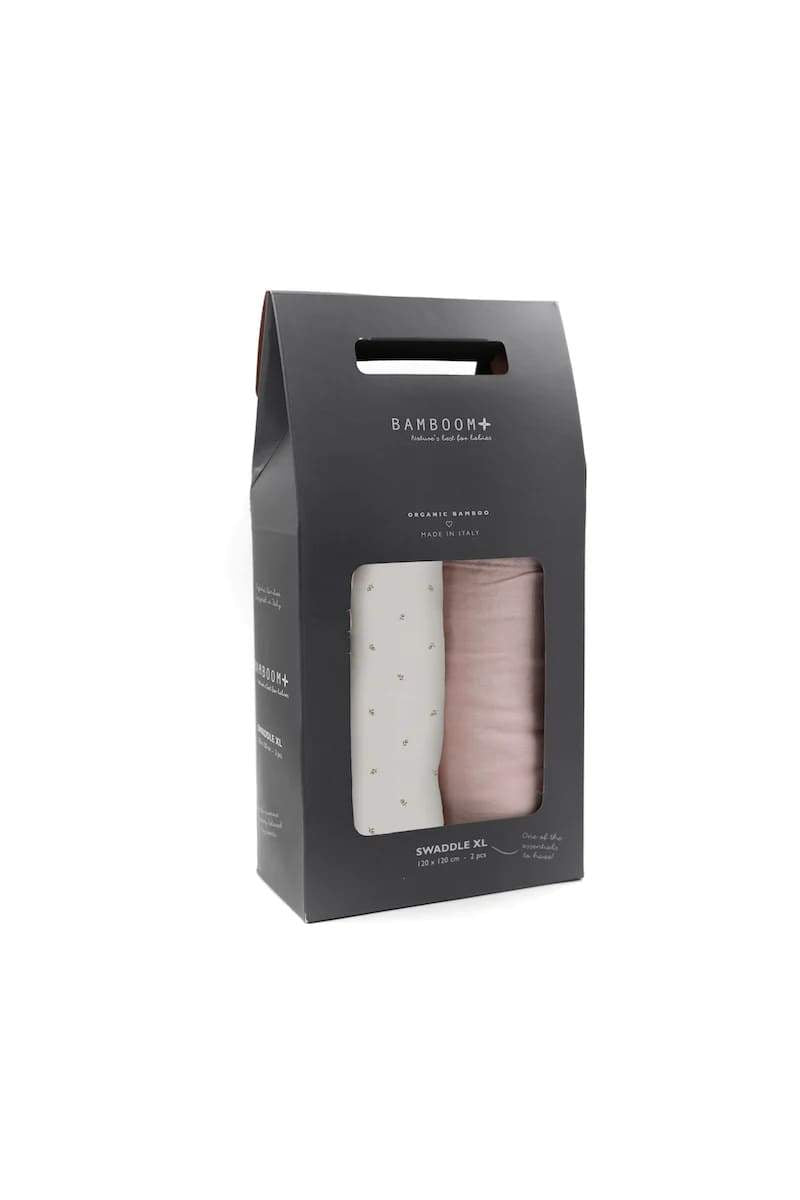 Swaddle Muslin XL Bamboom 2 Pack 120x120 cm