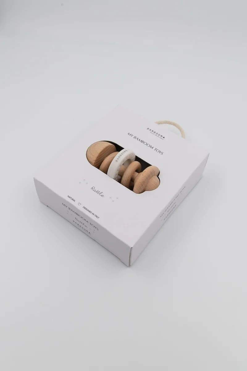 Sonaglio Legno e Silicone Bamboom