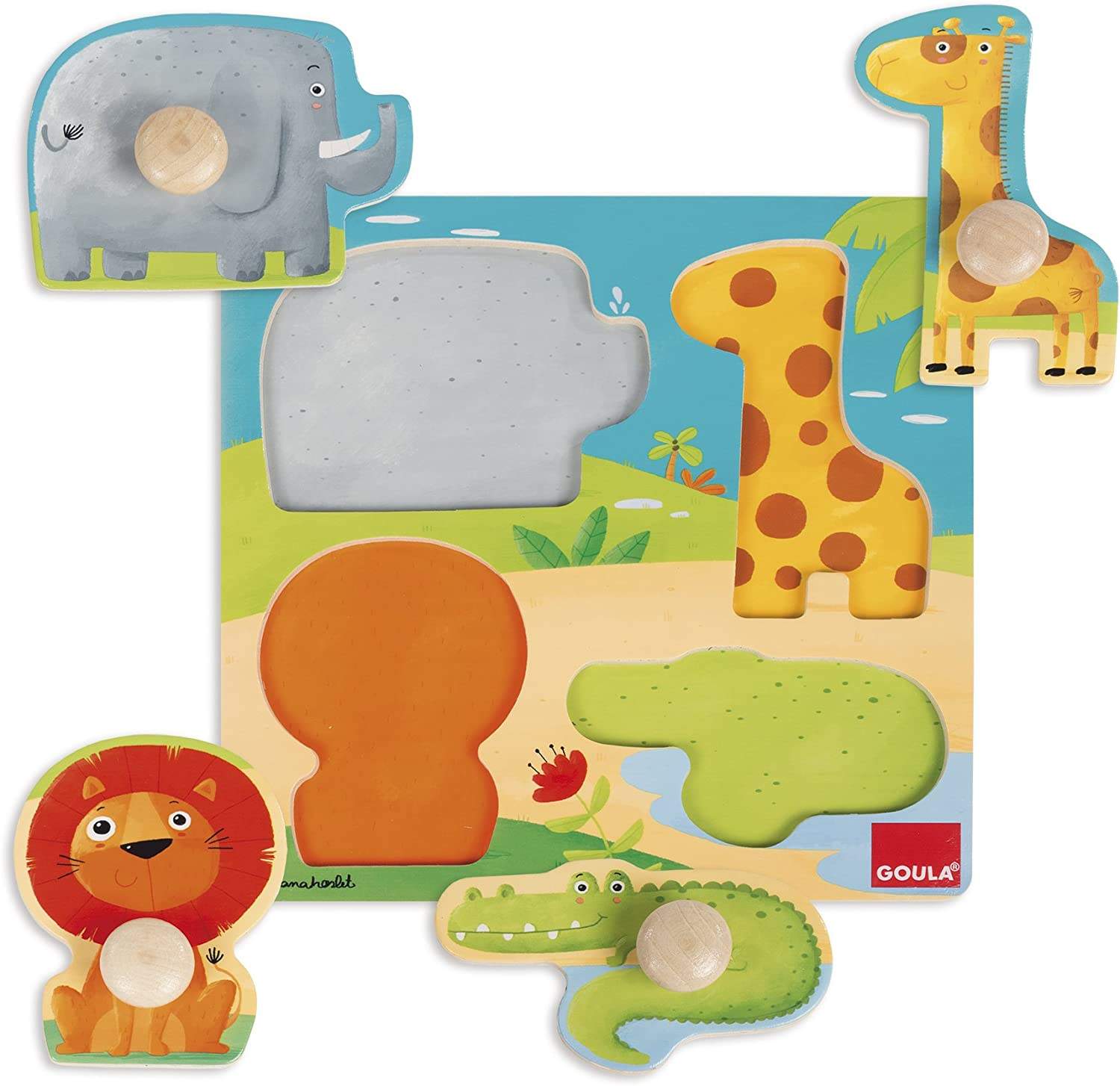 Puzzle Animali della Savana Goula