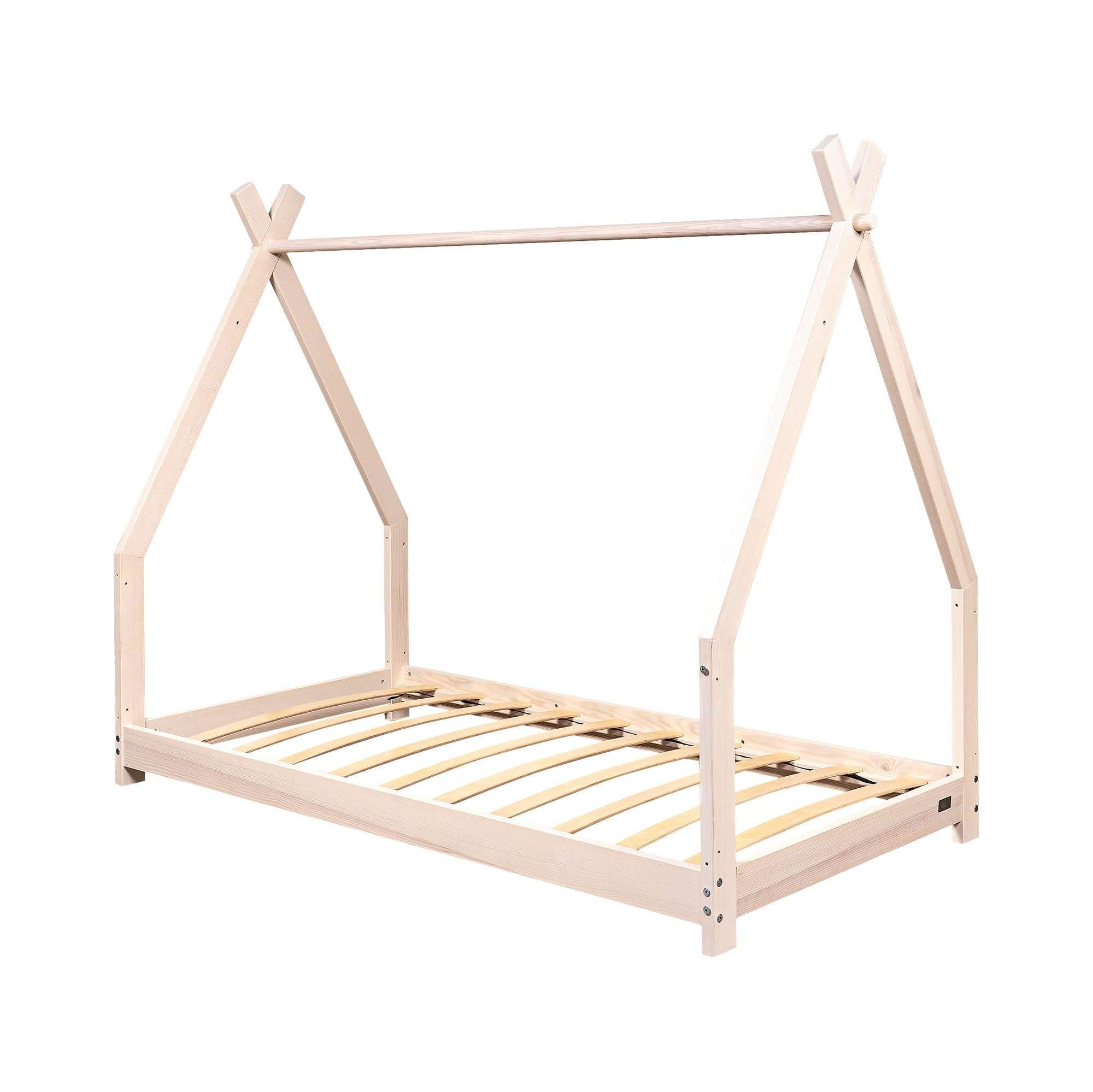 Lettino Junior Picci Montessori Legno Sbiancato