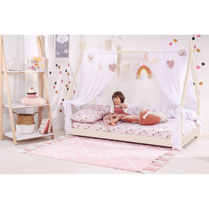Lettino Junior Picci Montessori Legno Sbiancato