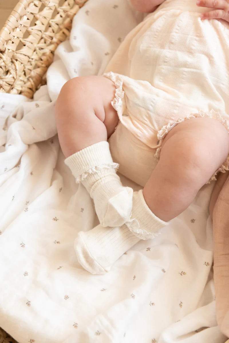 Calze Bimba con Pizzo in Bambù Bamboom