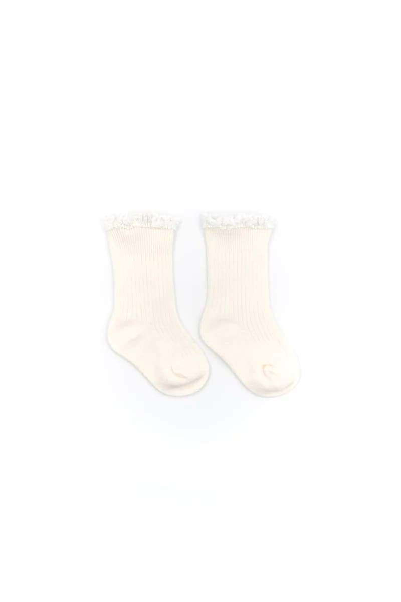 Calze Bimba con Pizzo in Bambù Bamboom