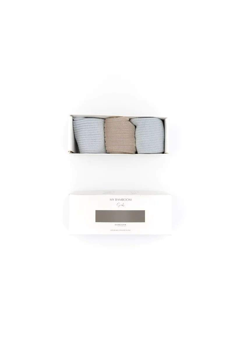 Gift Box Calze Antiscivolo 3 Pezzi Bamboom