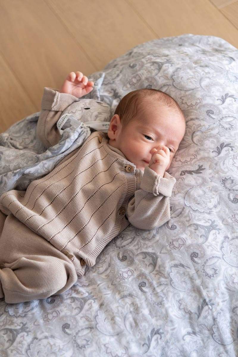 Maglia Incrociata Trattini Knitted Bamboom