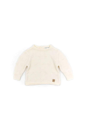 Maglia Apertura Dietro Pom Pom Knitted Bamboom