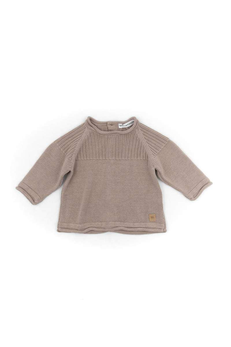 Maglia Apertura Dietro a Costine Knitted Bamboom