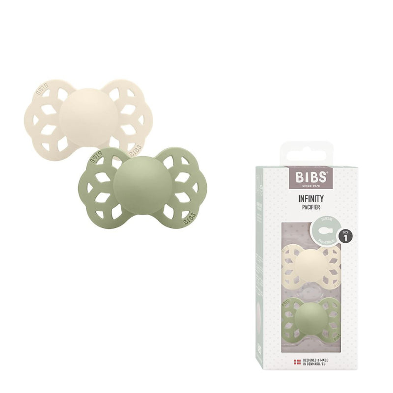 Set di 2 Ciucci Infinity Bibs