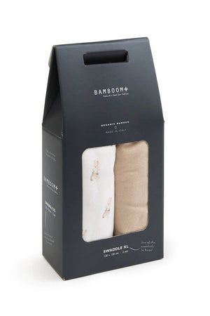 Swaddle Muslin XL Bamboom 2 Pack 120x120 cm