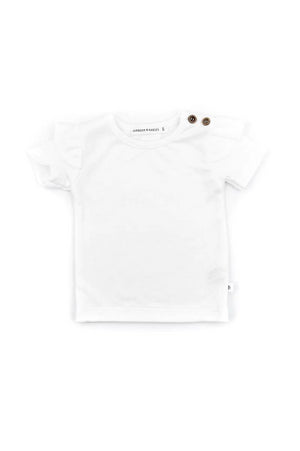 Shirt Maniche Corte con Spalle Volant Bamboom