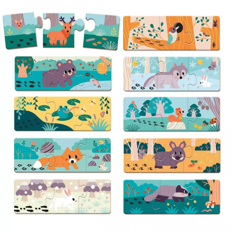 Puzzle Animali Le Orme Janod