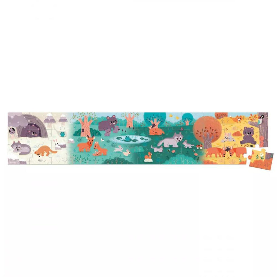 Puzzle Panoramico 4 Stagioni 26 Pezzi Janod