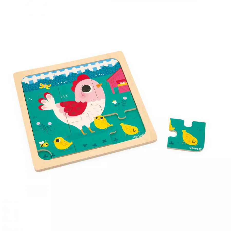 Puzzle Gallina Henriette Janod