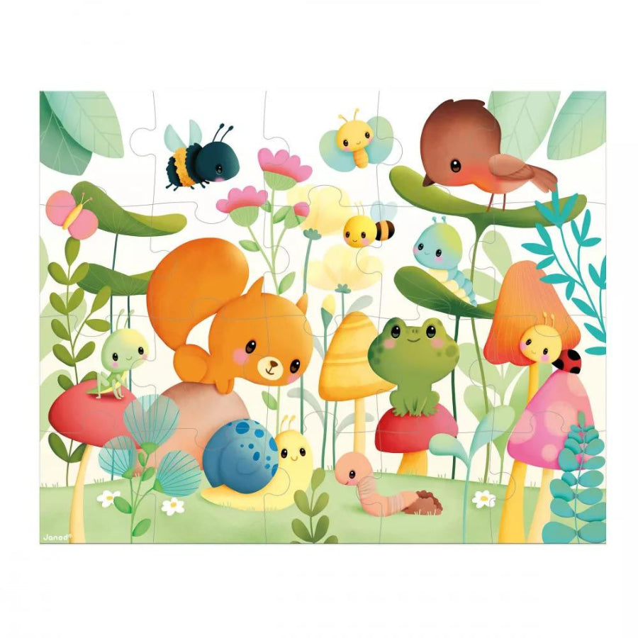 Puzzle Amici del Giardino 20 Pezzi Janod