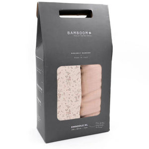 Swaddle Muslin XL Bamboom 2 Pack 120x120 cm