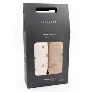 Swaddle Muslin XL Bamboom 2 Pack 120x120 cm