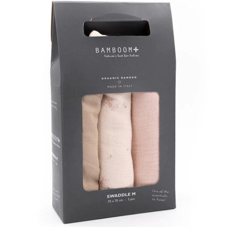 Swaddle Muslin Medium Bamboom 3 Pack 70x70 cm
