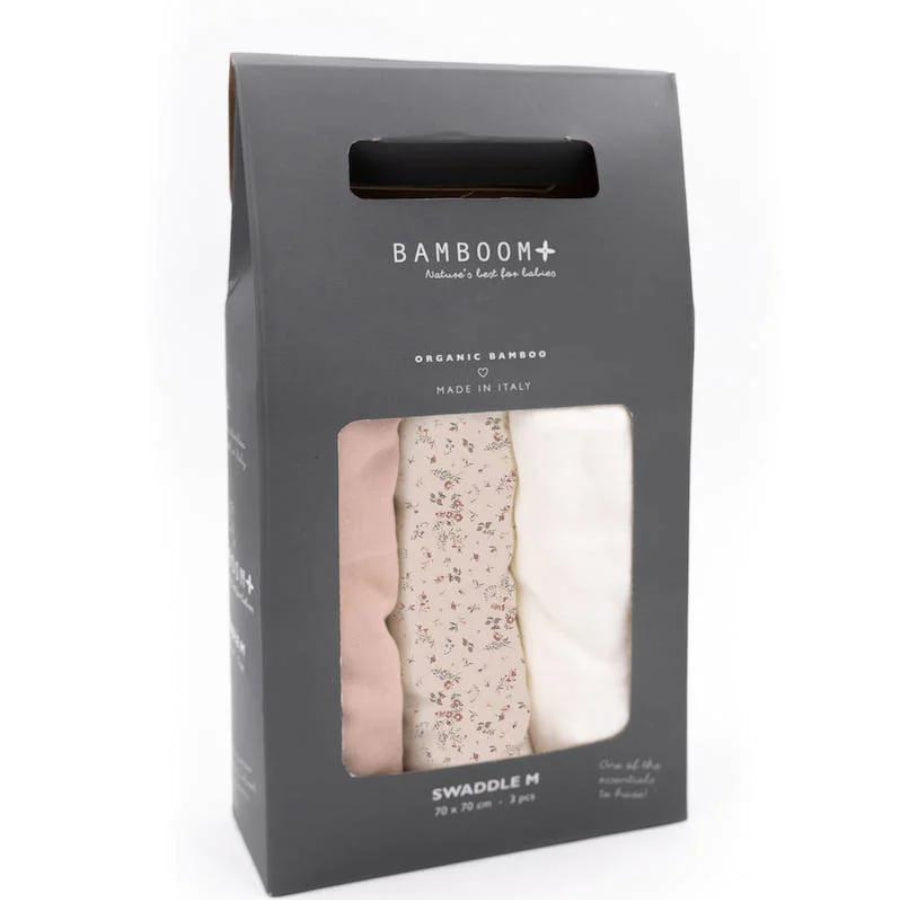 Swaddle Muslin Medium Bamboom 3 Pack 70x70 cm