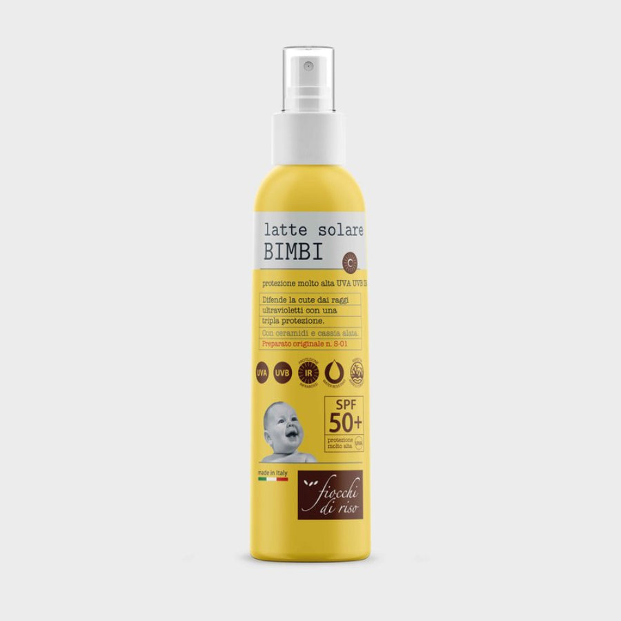 Latte Solare Bimbi 50+ Fiocchi Di Riso