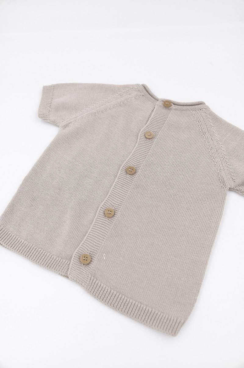 Maglia Maniche Corte Righe Knitted Bamboom
