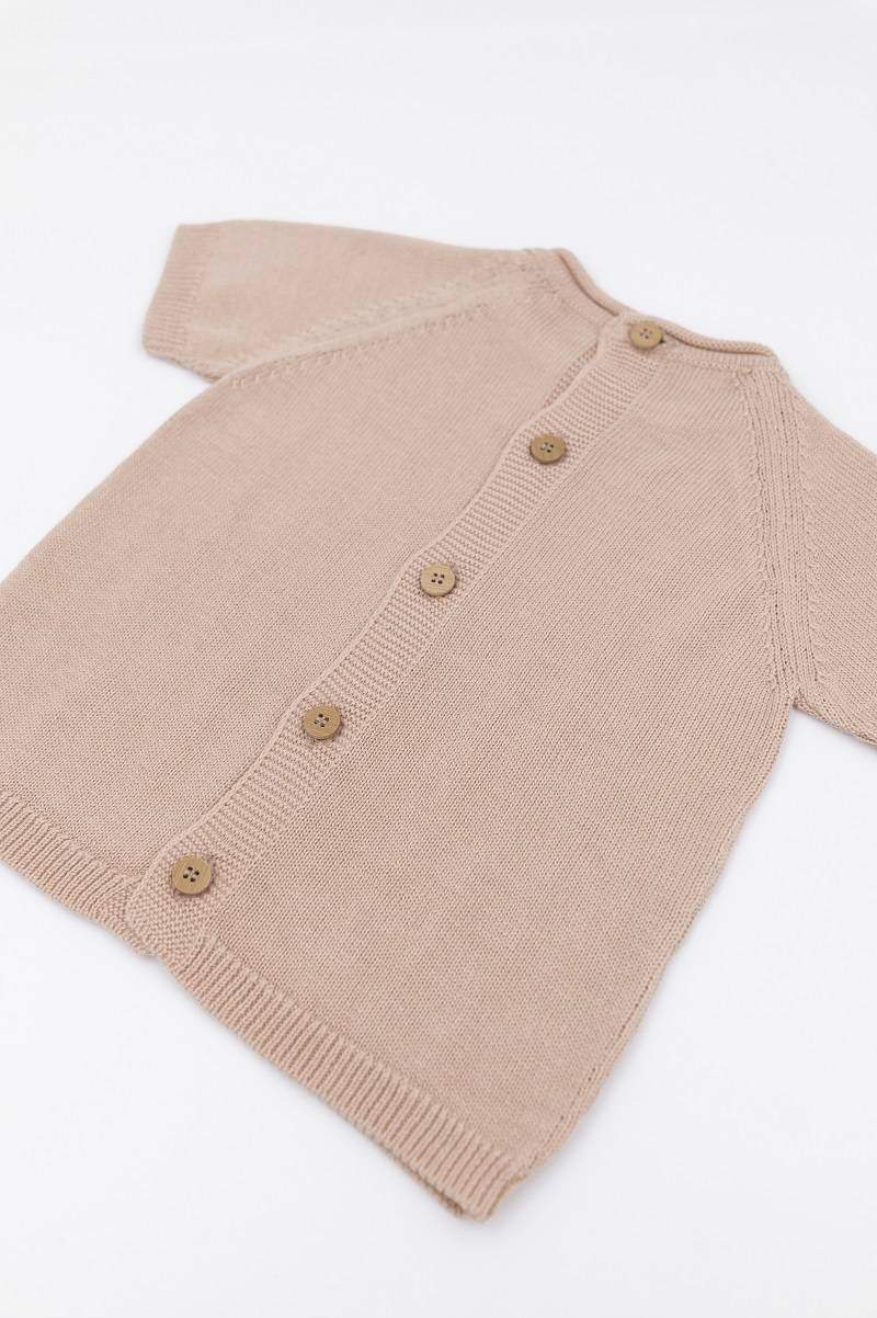 Maglia Maniche Corte Righe Knitted Bamboom
