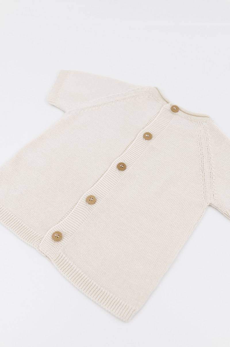 Maglia Maniche Corte Traforata Knitted Bamboom