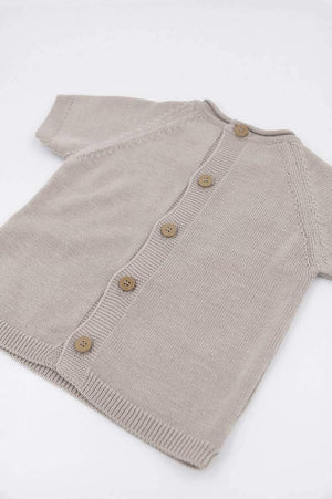 Maglia Maniche Corte Traforata Knitted Bamboom