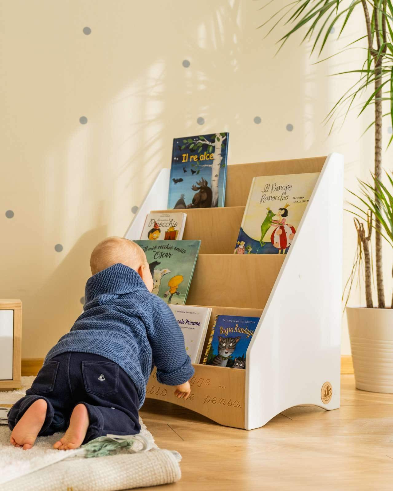 Libreria montessori frontale Babydreams