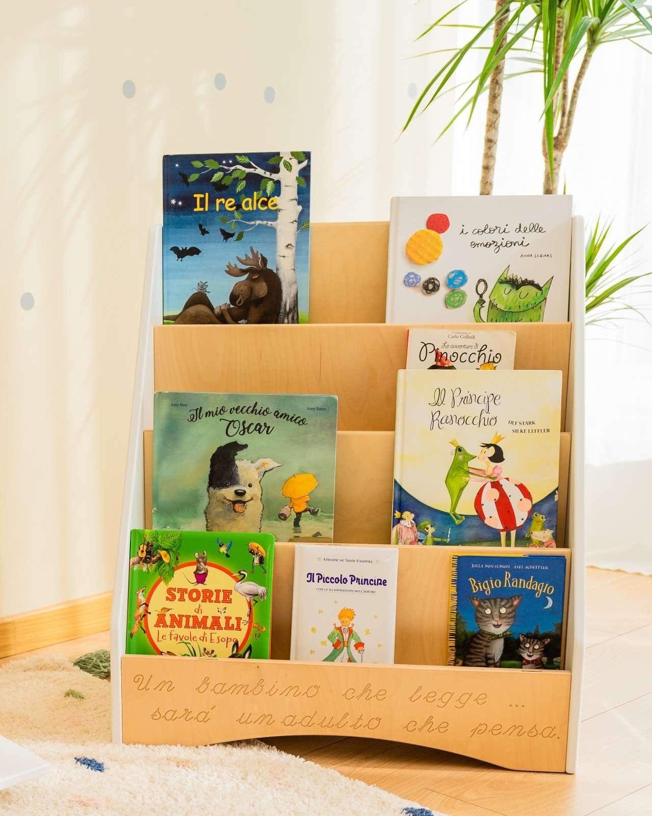 Libreria montessori frontale Babydreams