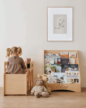 Libreria montessori frontale Babydreams