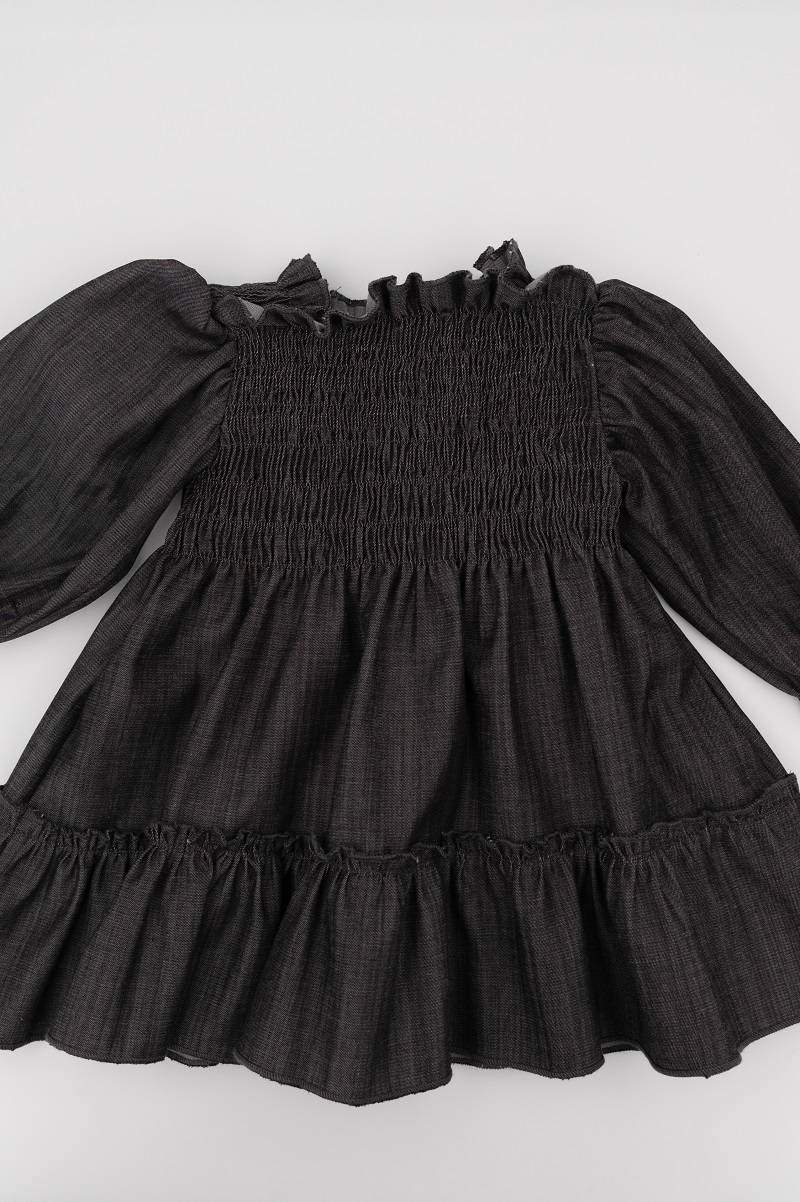 Vestito frou frou Dark Grey Bamboom