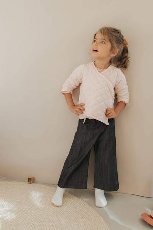 Pantalone a palazzo Dark Grey Bamboom