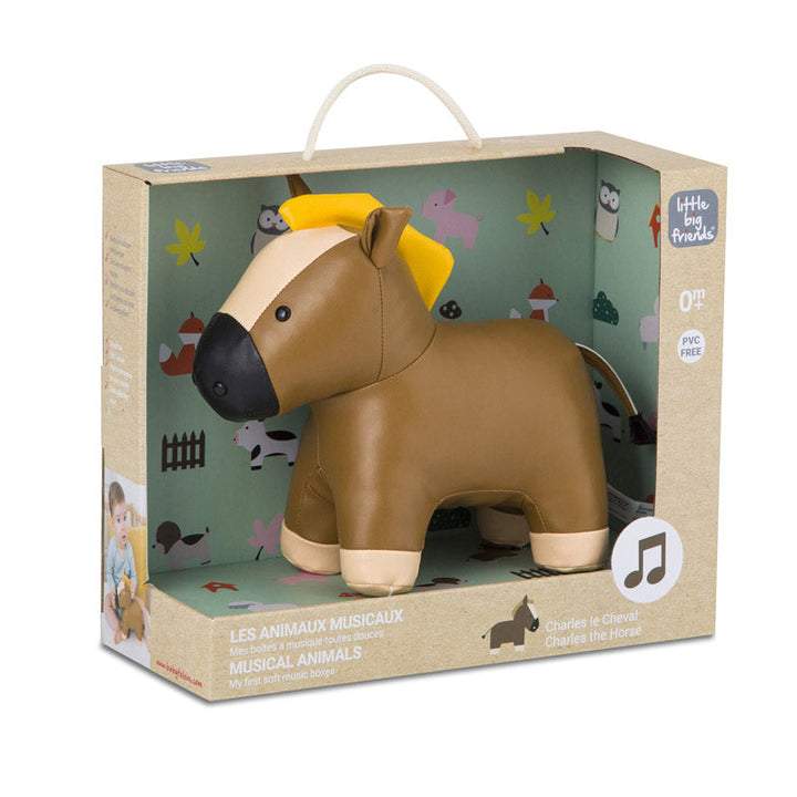 Pupazzo musicale Carlo il Cavallo Little Big Friends