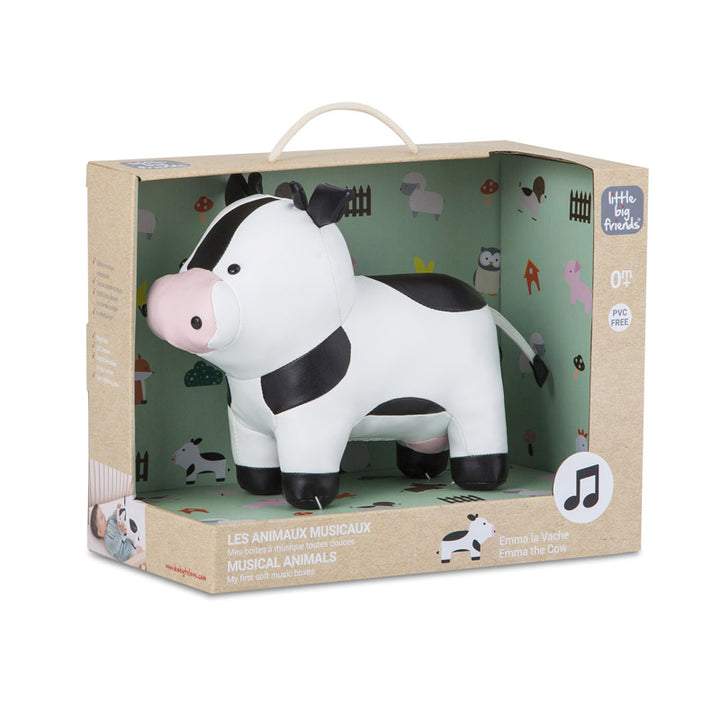 Pupazzo musicale Emma la mucca Little Big Friends