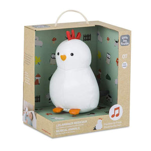 Pupazzo musicale Paola la Gallina Little Big Friends