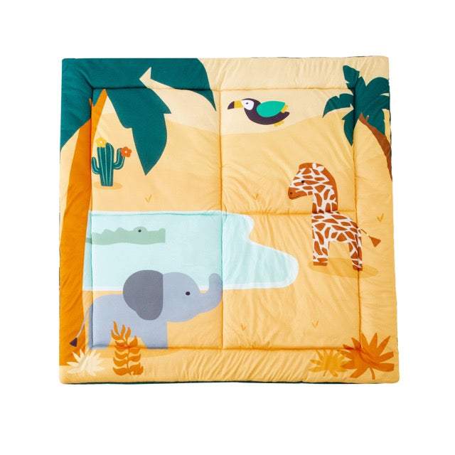 Tappeto gioco reversibile Jungle Little Big Friends