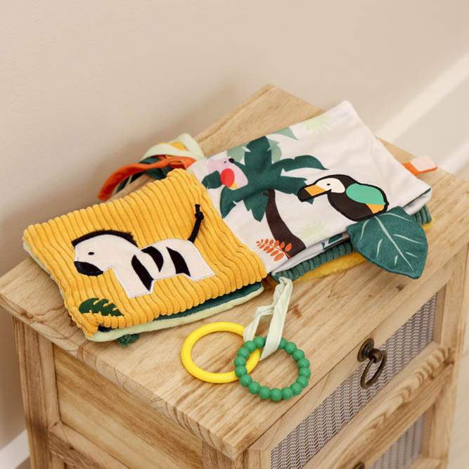 Libro di attività 2 in 1 Jungle Little Big Friends